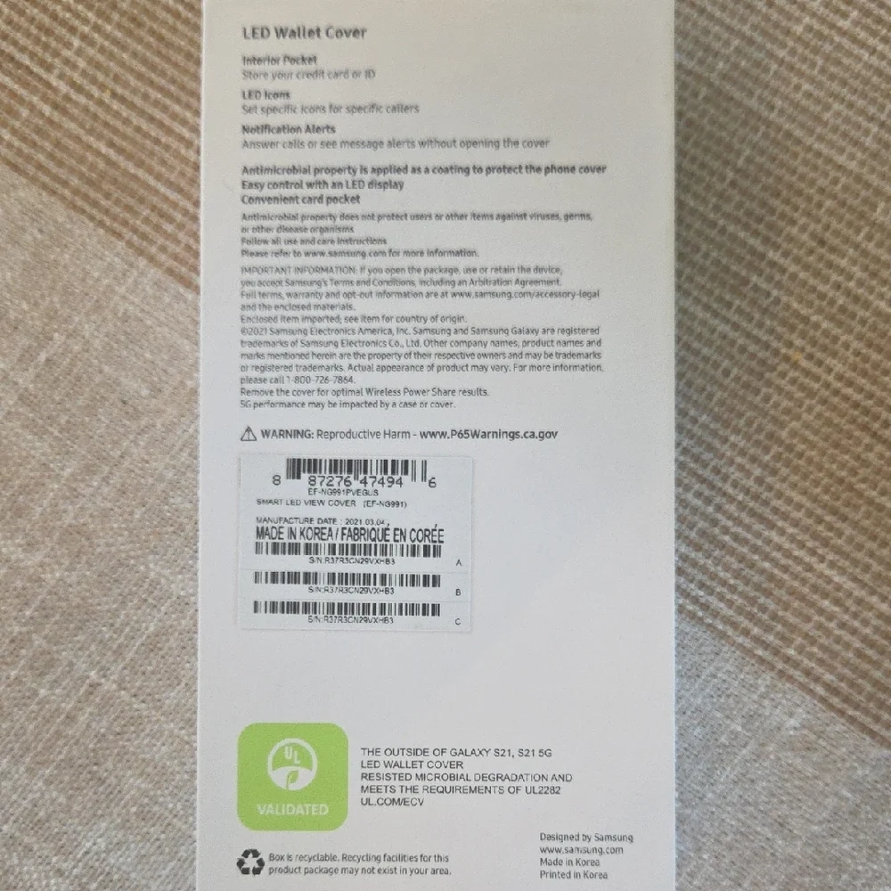 Samsung Galaxy S21 LED Cover